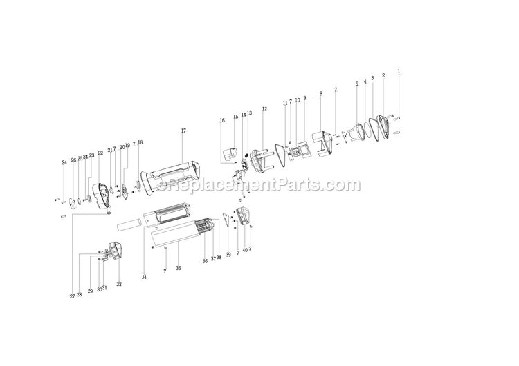 Black and Decker BFL420-LA (Type 1) 420 Lumens Flashlight Power Tool Page A Diagram